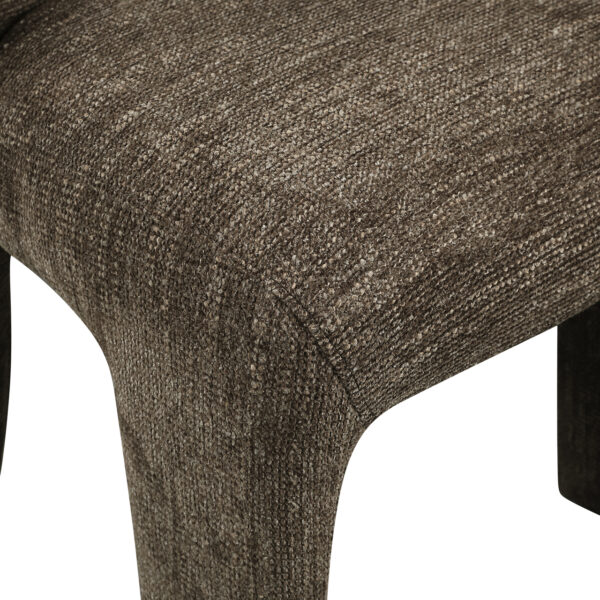 Eetkamerstoel Maya brown softweave (Set of 2)