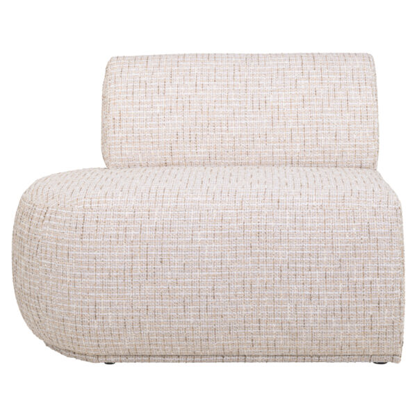 Eetkamer bank Sorrobon trendy cream open end left straight