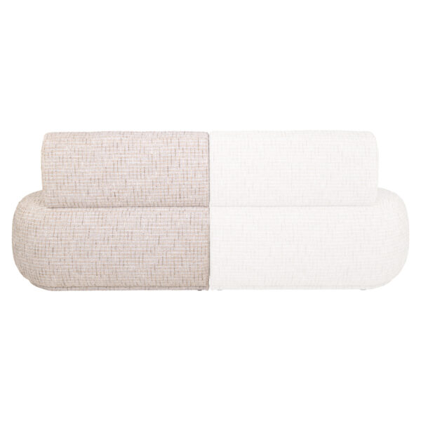 Eetkamer bank Sorrobon trendy cream open end right straight