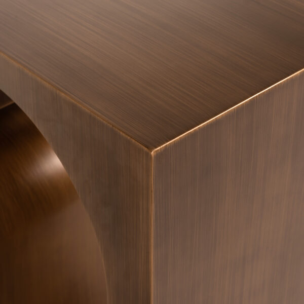 Console Alexander Jones brushed gold (Lugano)