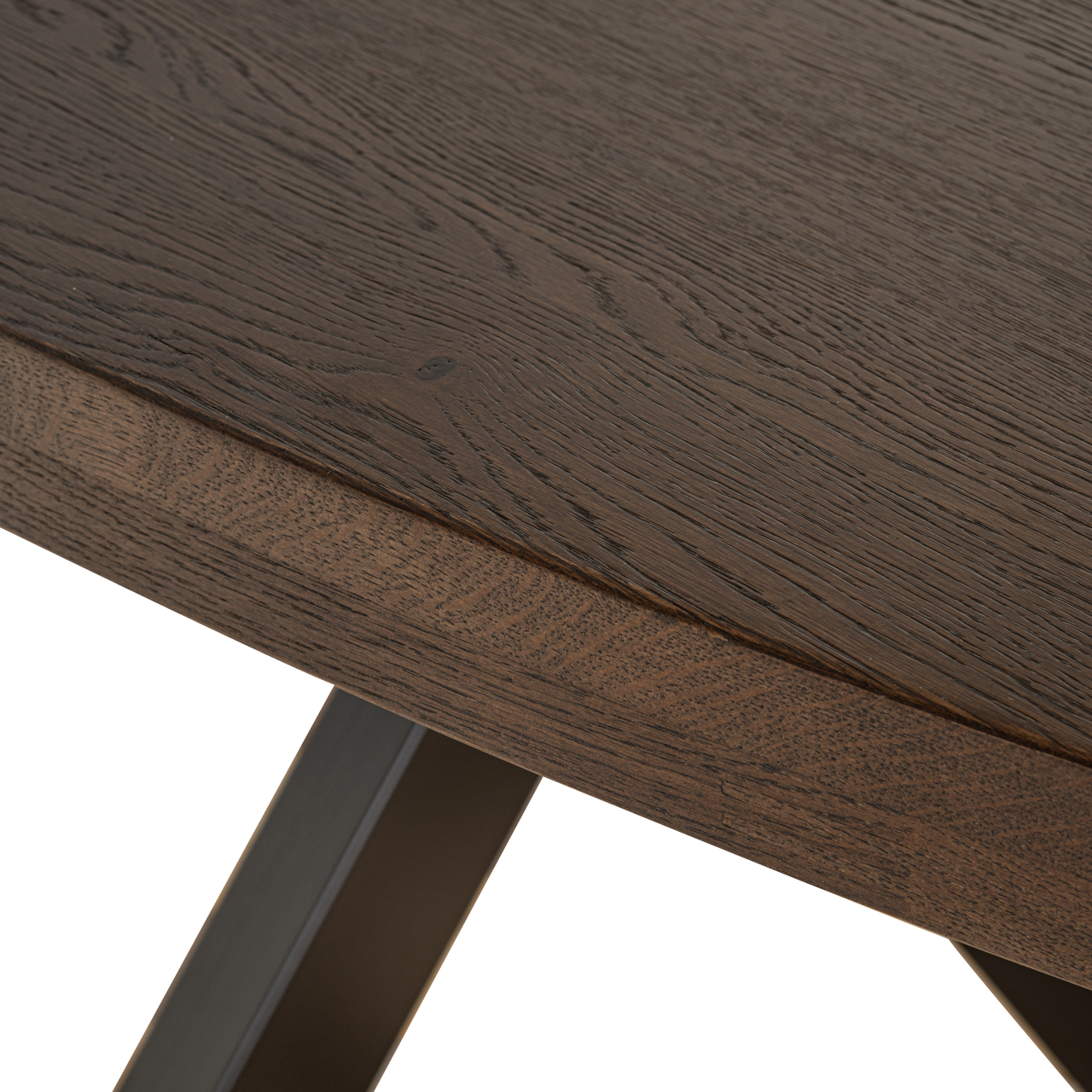Eettafel Watson Dark brown/black 235 - Afbeelding 6