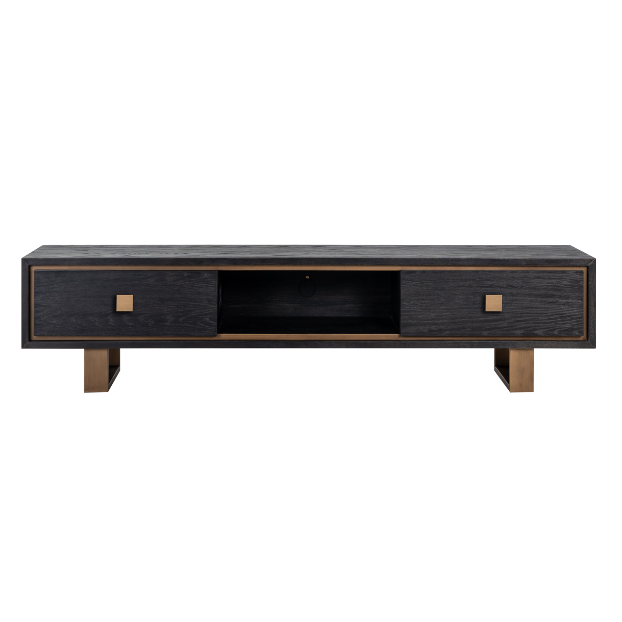 TV-meubel Hunter black rustic - Afbeelding 4