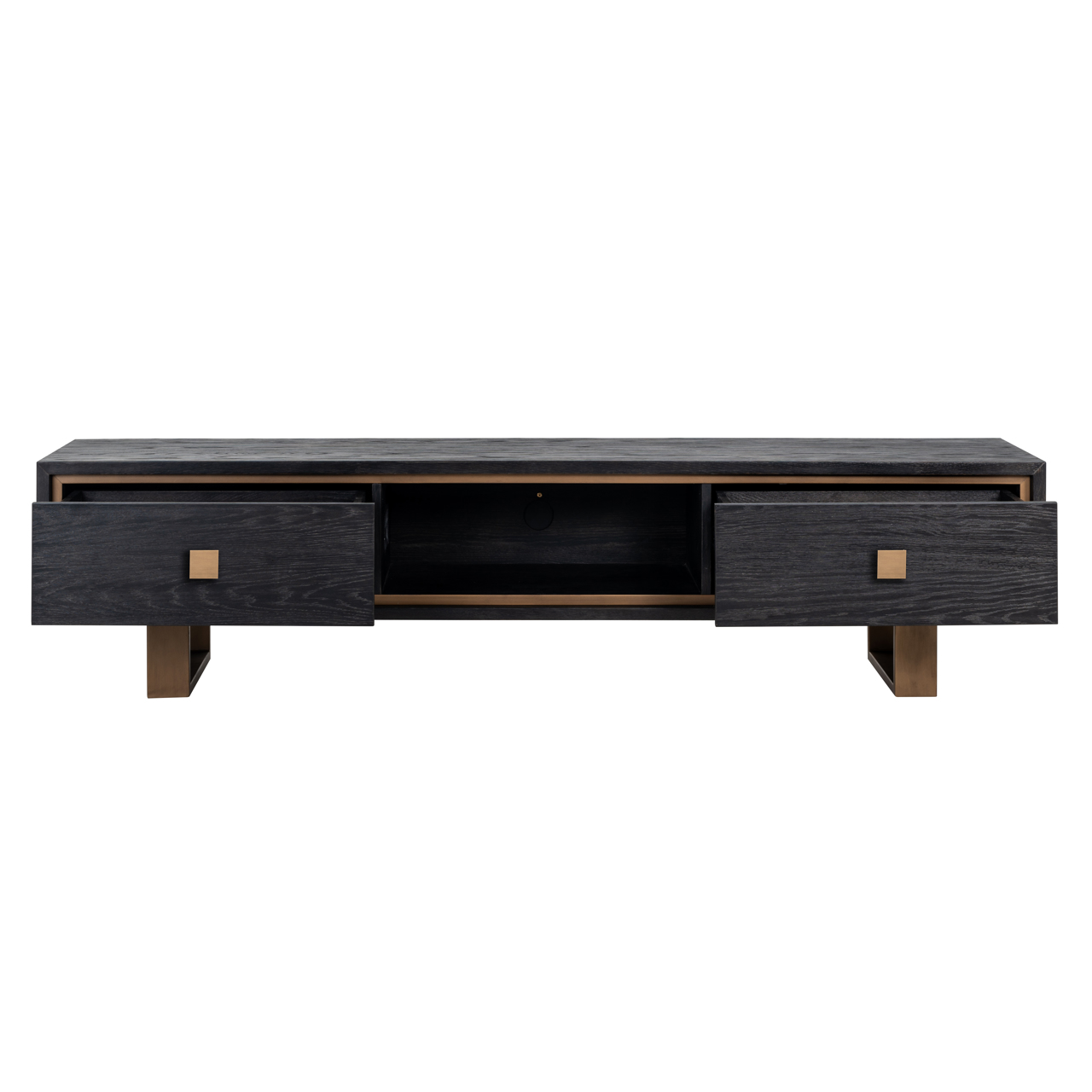 TV-meubel Hunter black rustic - Afbeelding 5