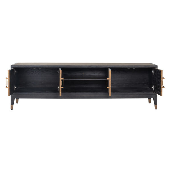 TV-meubel Bloomville brass shagreen