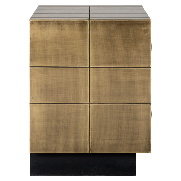 Nachtkastje Collada brushed gold