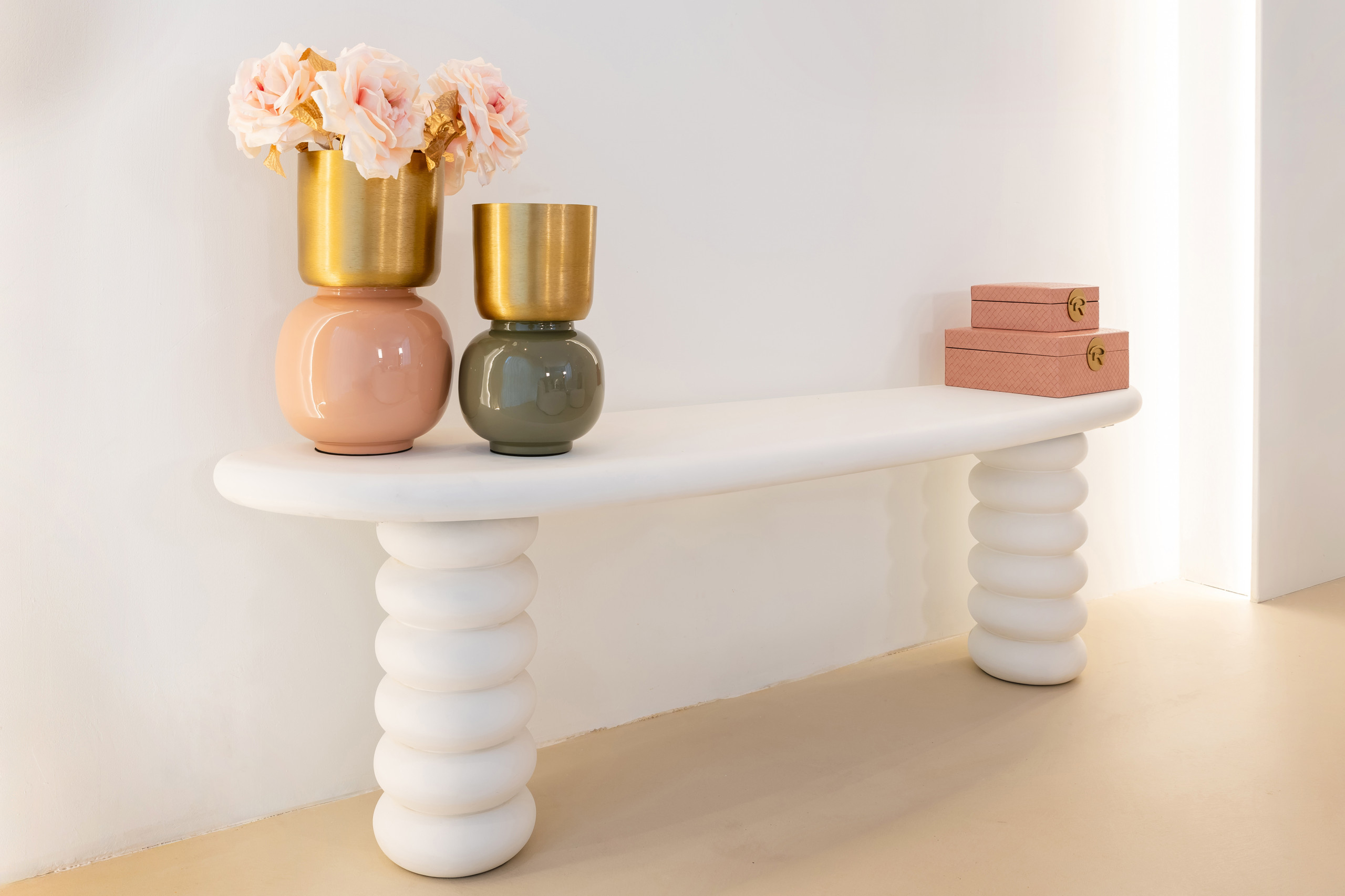 Vaas Clover brushed gold - Afbeelding 10