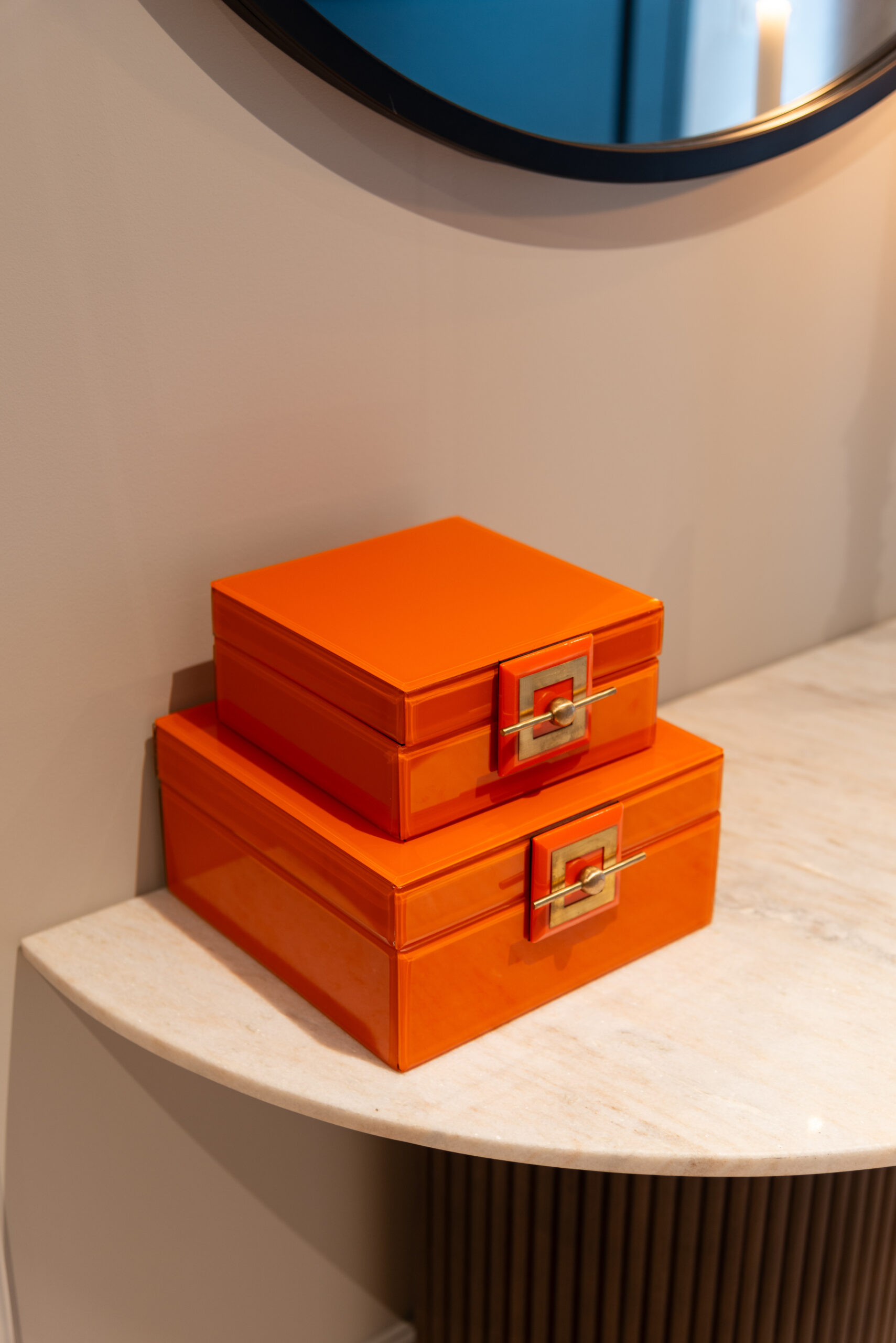 Opbergdoos Bodine orange large - Afbeelding 7
