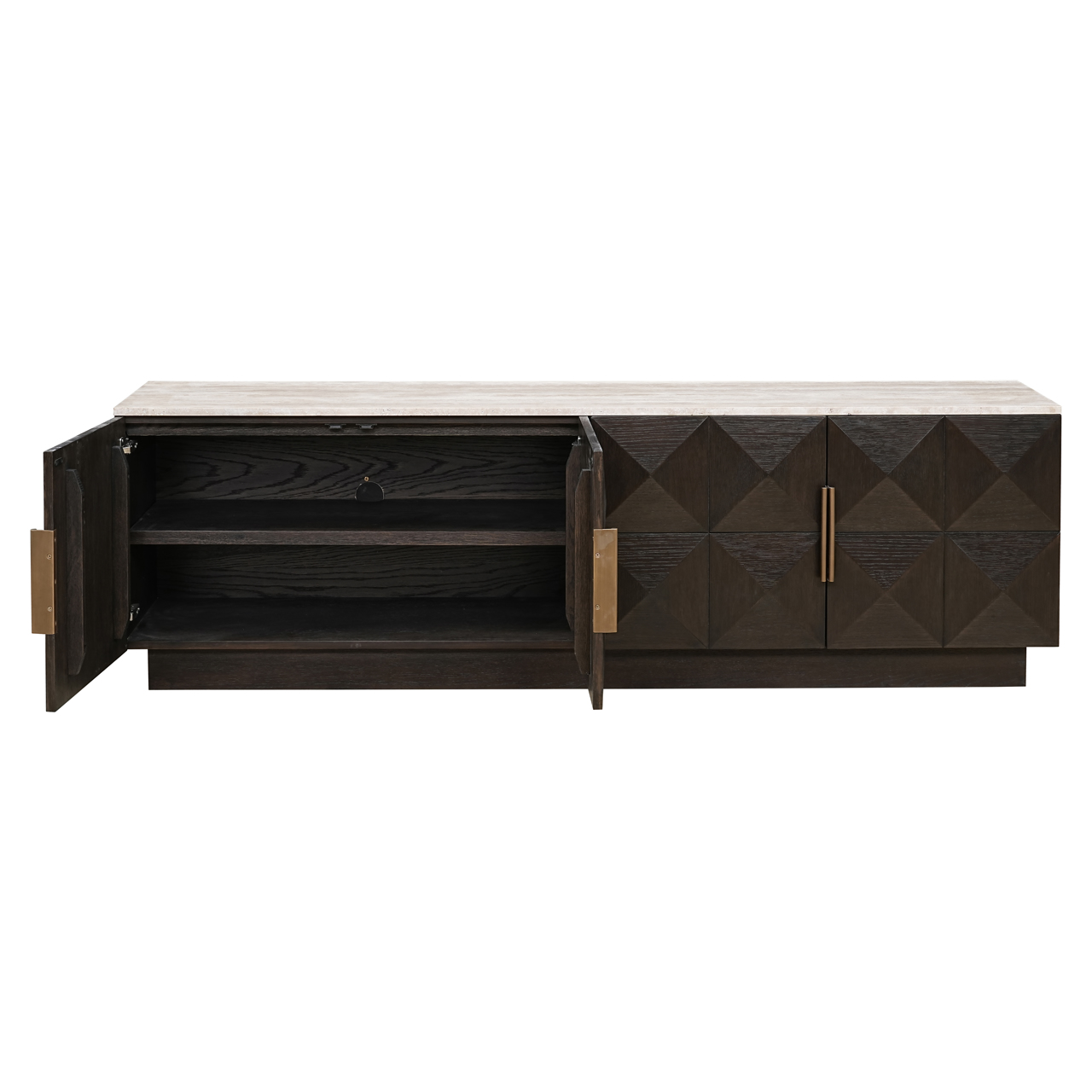 TV-meubel Claremont brown - Afbeelding 4