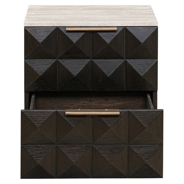 Nachtkastje Claremont brown