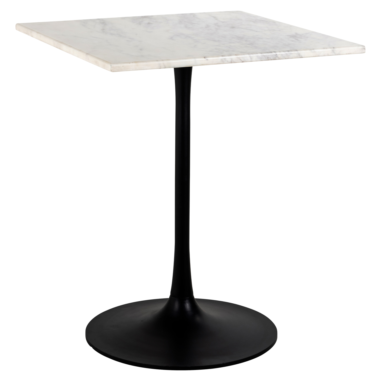 Bistrotafel Carlten black/white 65×65