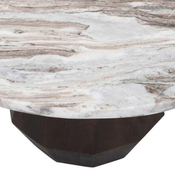 Salontafel Oberoy Blush beige 80Ø
