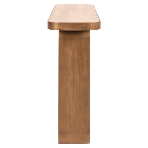 Console Locarno brushed gold