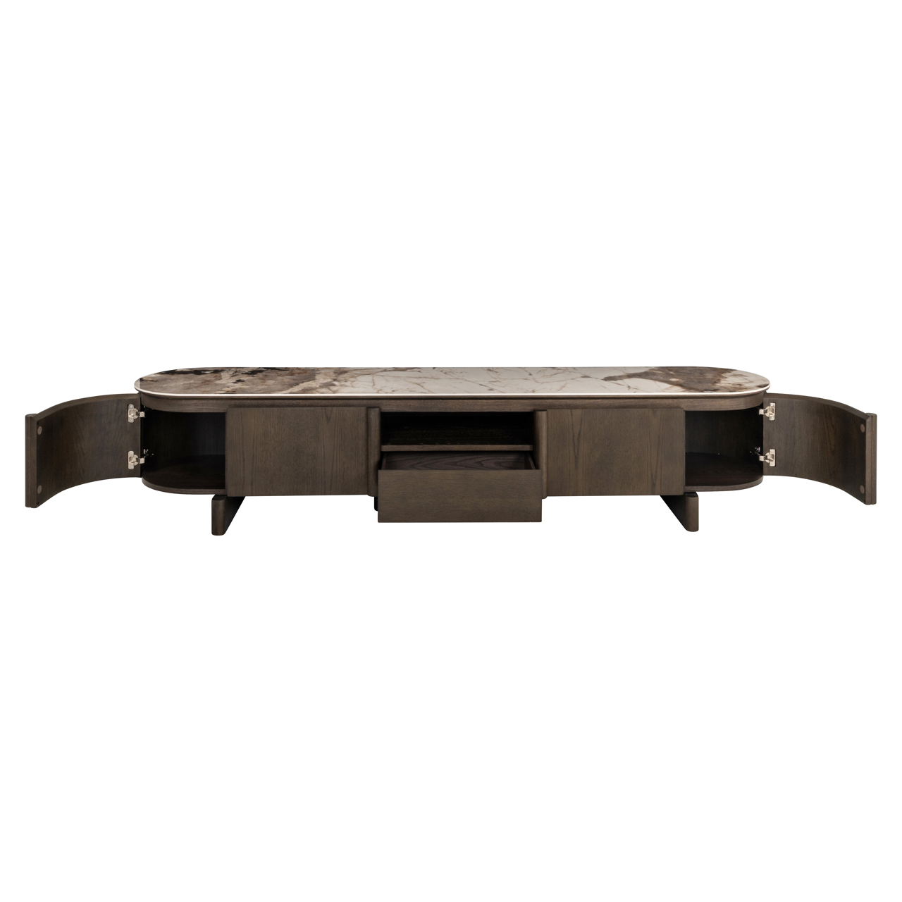 TV-meubel Langford brown - Afbeelding 7
