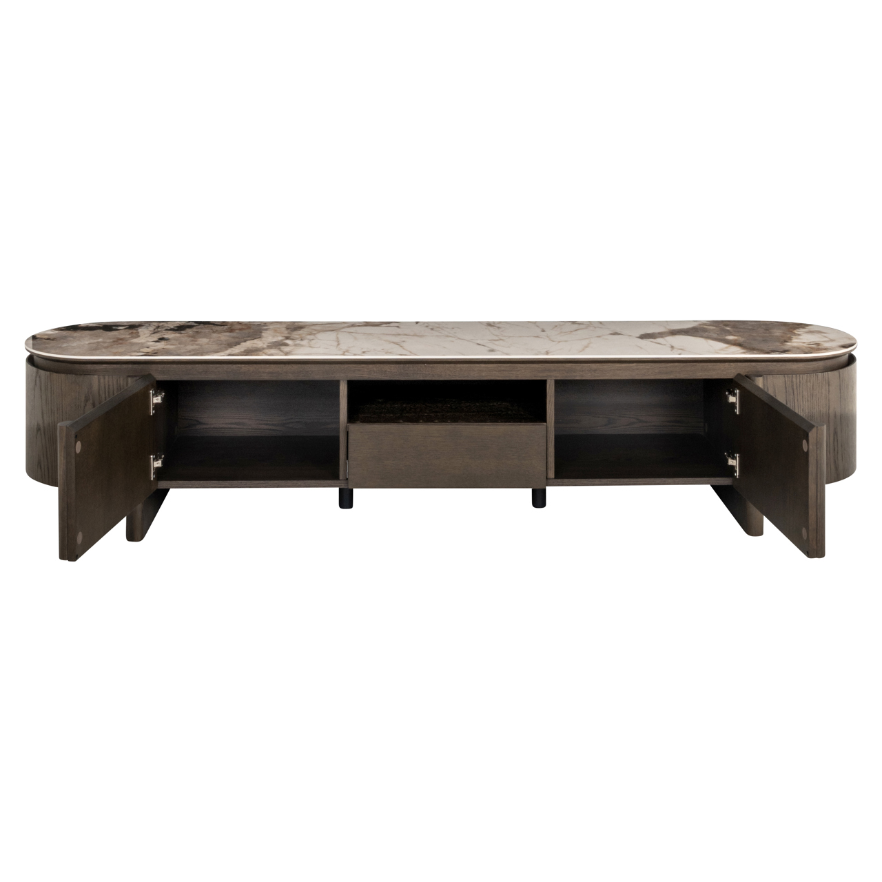 TV-meubel Langford brown - Afbeelding 6