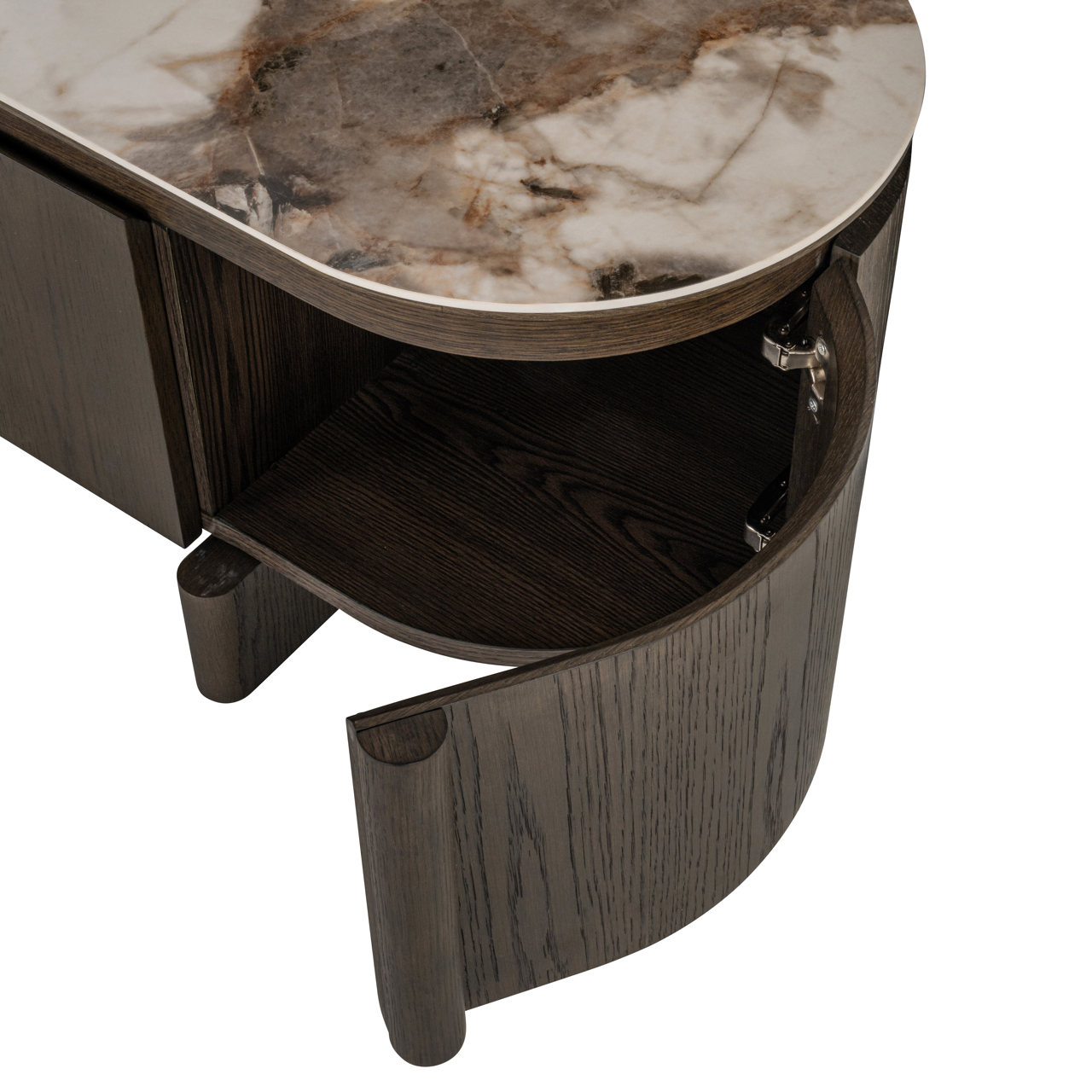 TV-meubel Langford brown - Afbeelding 3