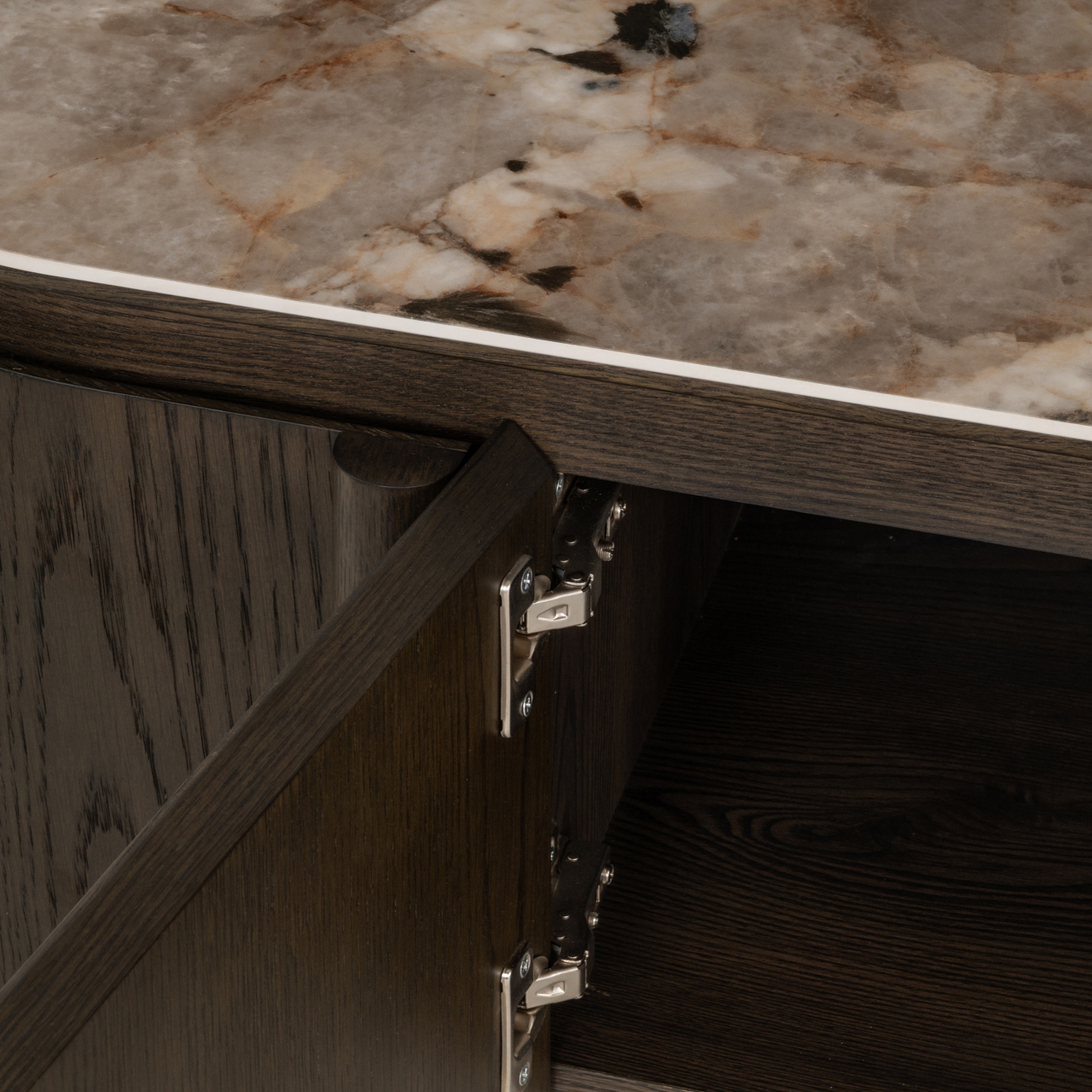 TV-meubel Langford brown - Afbeelding 5
