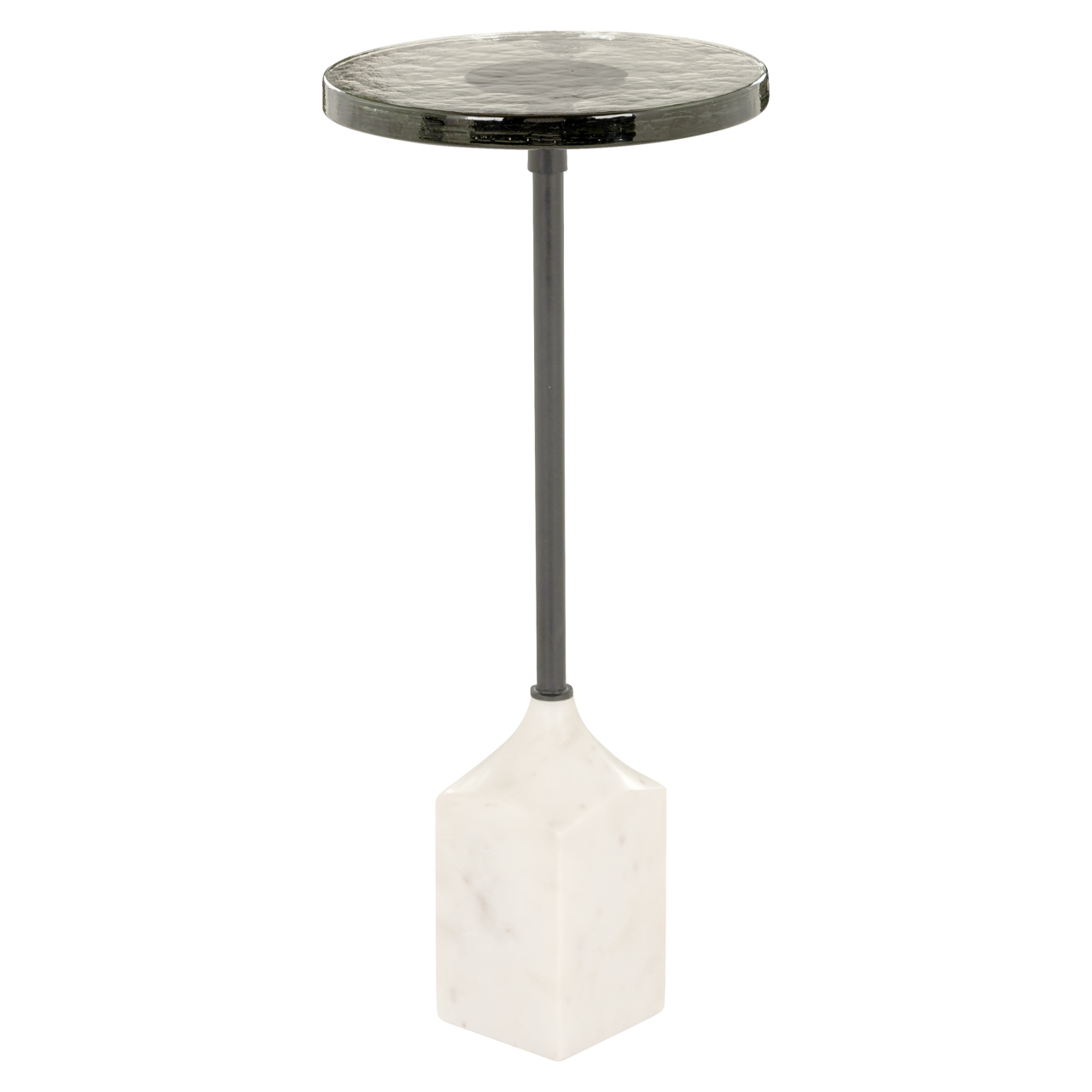 Bijzettafel Aurora white 27Ø