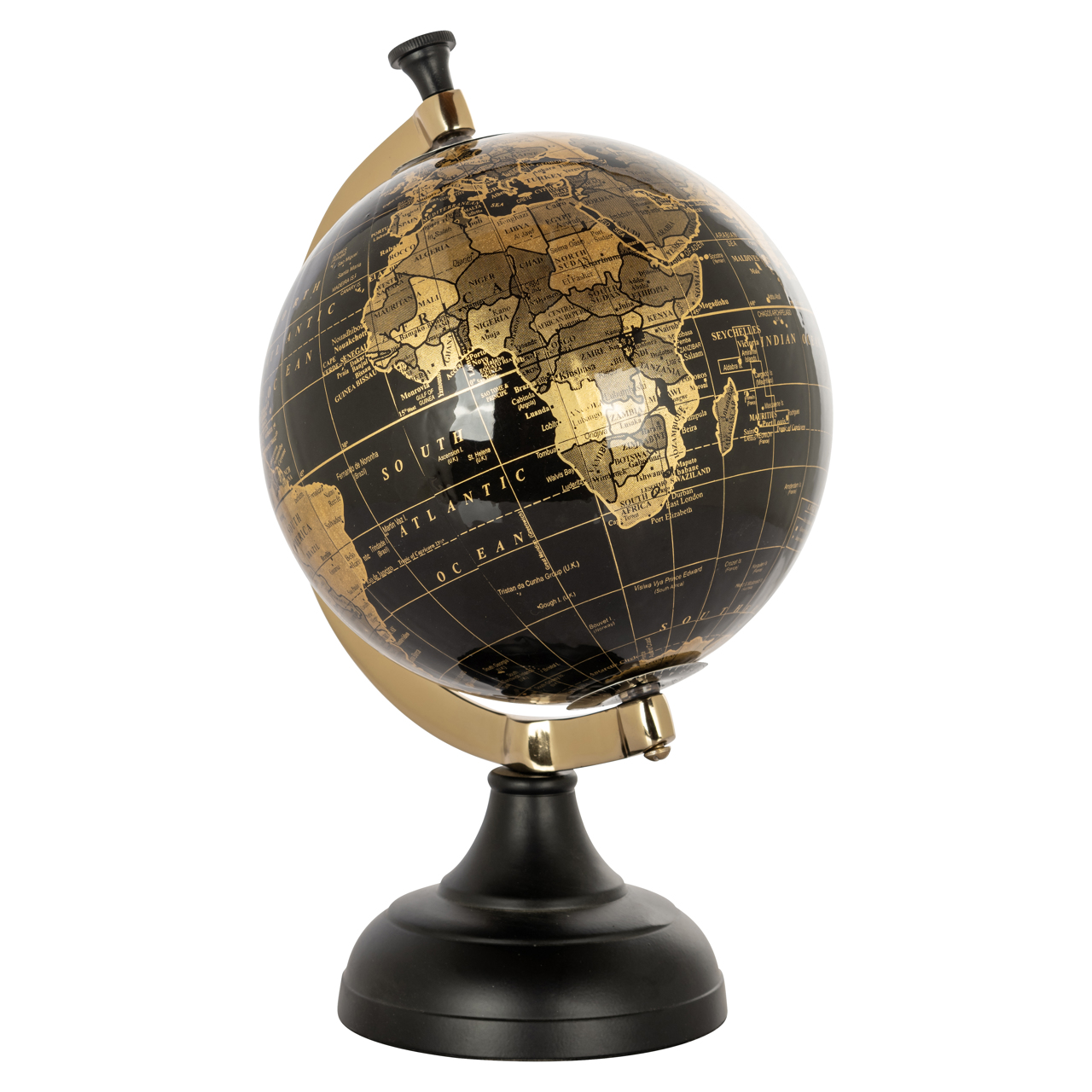 Decoratief object Jilly black/gold