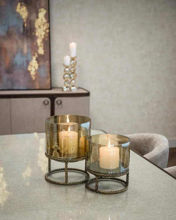Dining table Willox beige 235 including glass