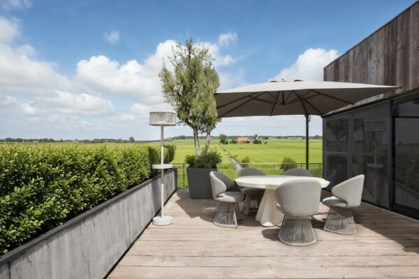 Outdoor eetkamerstoel Nuba greige alpine