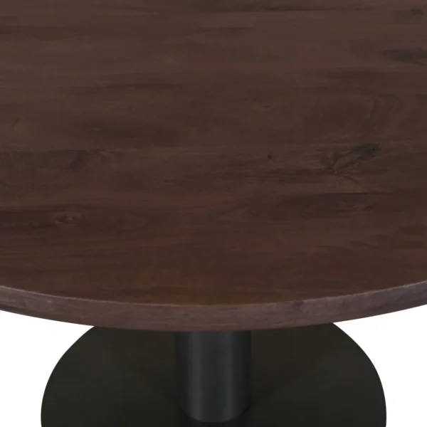 Eettafel Baldwin spicebrown 130Ø