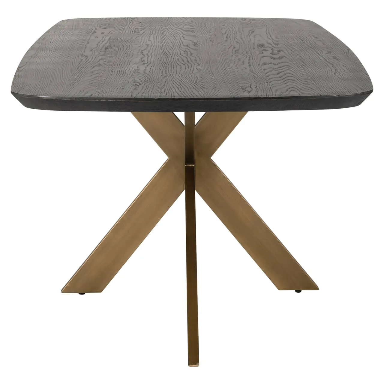 Eettafel Cambon donkerbruin Deens ovaal 230 cm