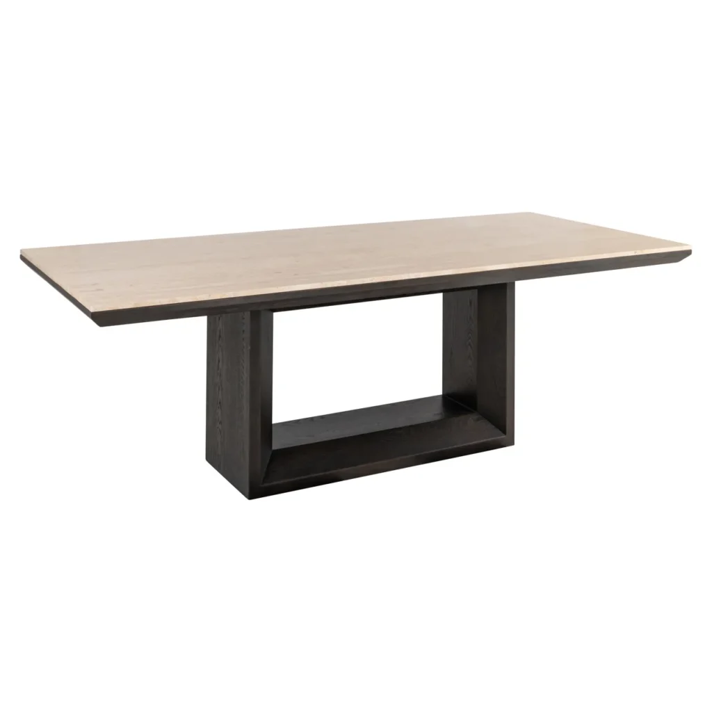 Eettafel Claremont brown