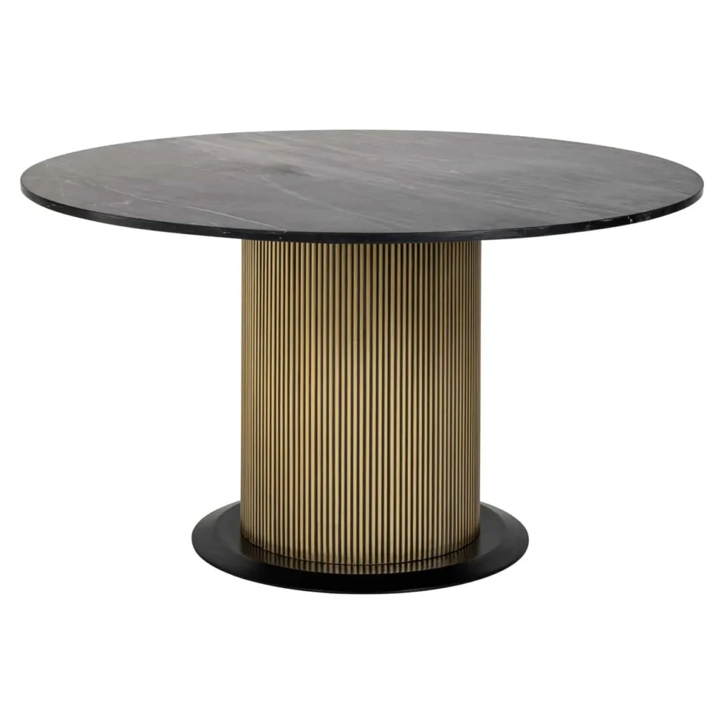 Eettafel Ironville goud 140Ø