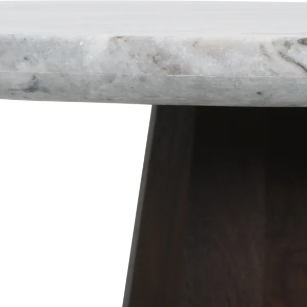 Eettafel Oberoy Blush beige 130Ø