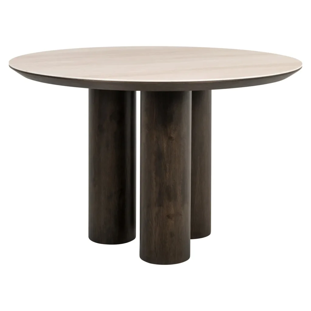 Eettafel Ritz bruin 120Ø