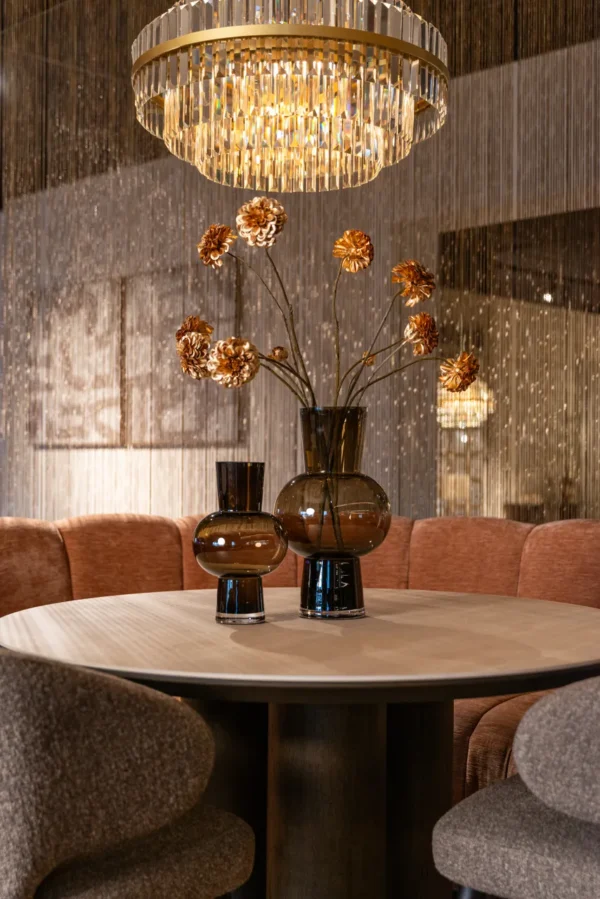 Eettafel Ritz bruin 120Ø