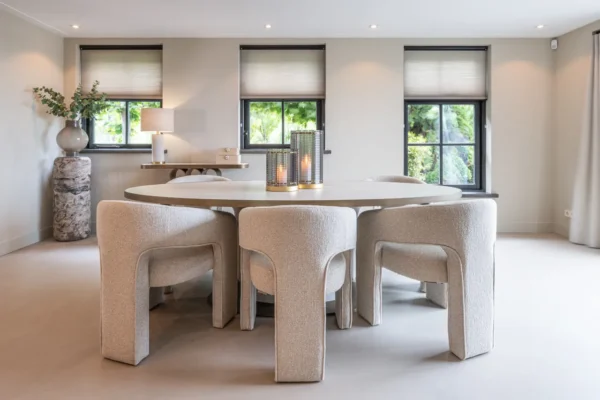 Eettafel Tivoli white oval 230