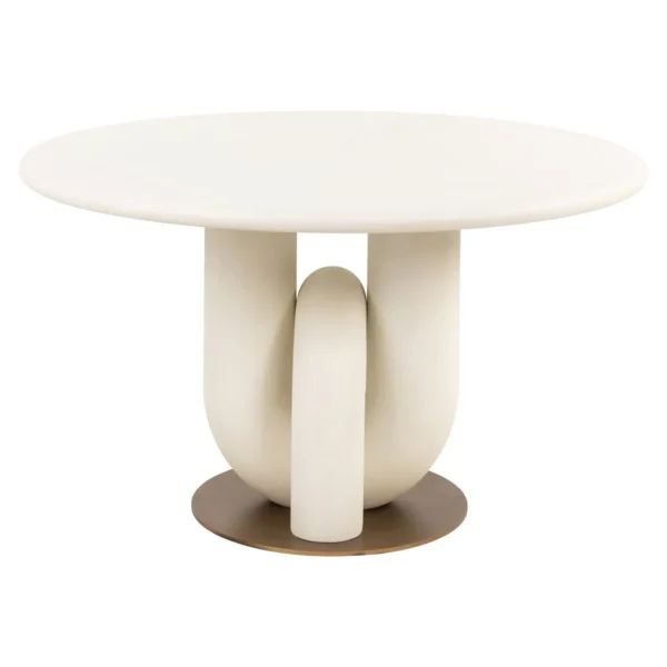 Eettafel Winslow white 135Ø