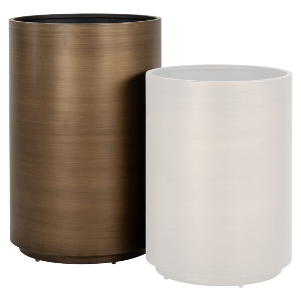 Plantenbak Dira brushed gold 50Ø