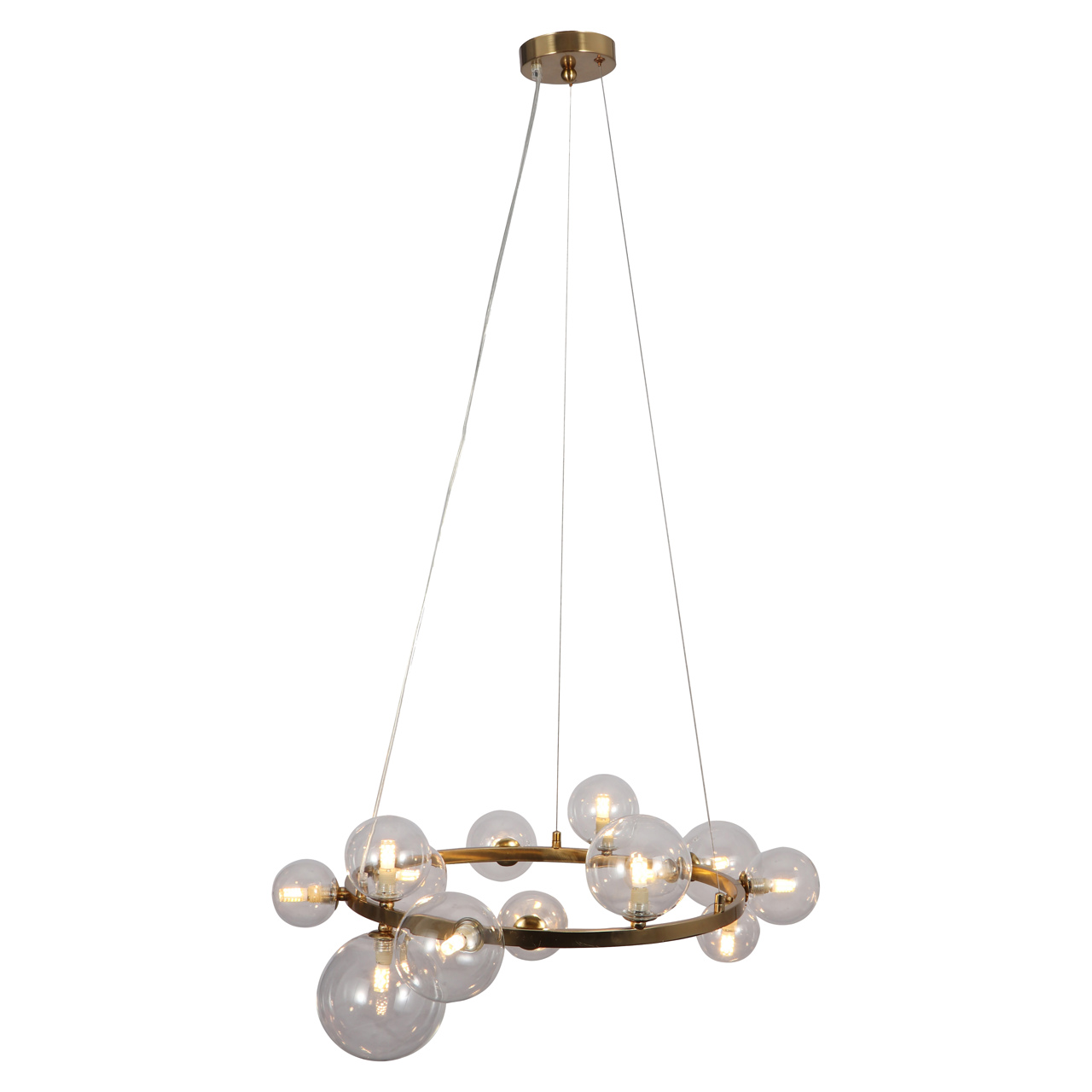 Hanglamp Yosie brushed gold