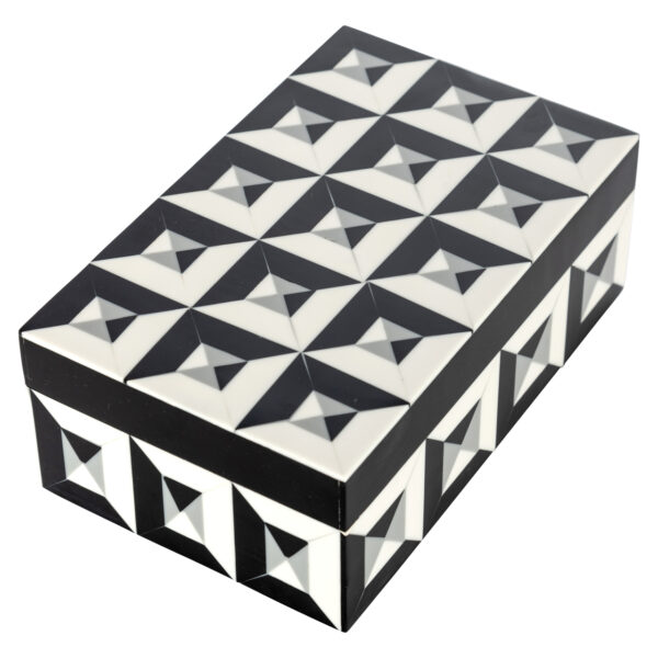 Opbergdoos Licia black/white