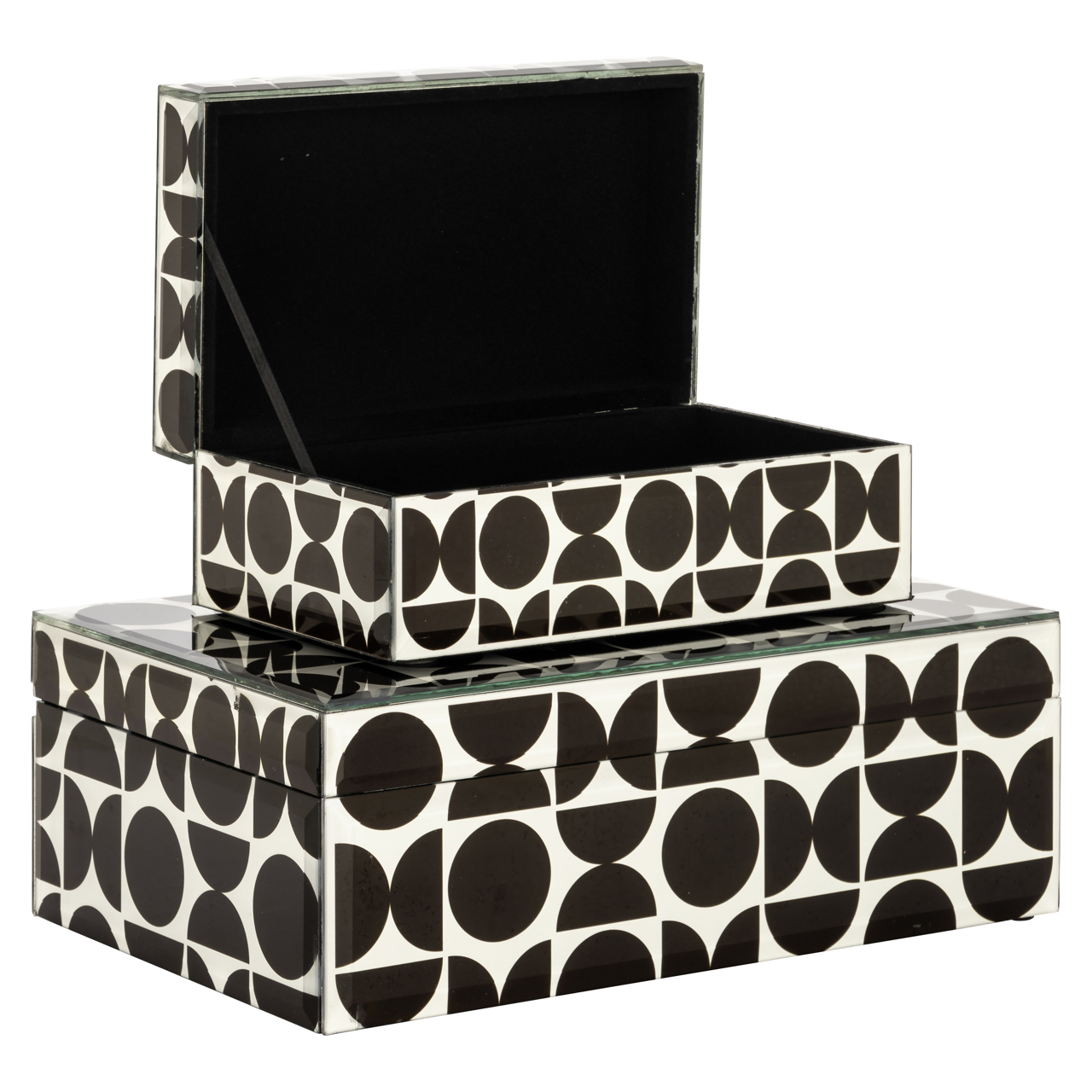 Opbergdoos Vivian black small - Afbeelding 7