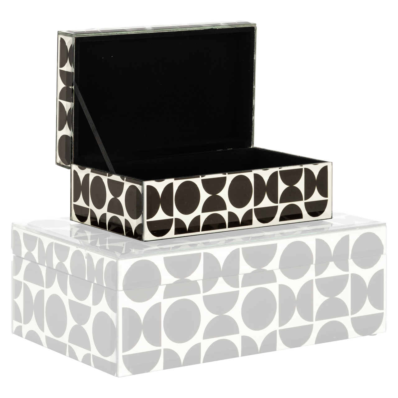 Opbergdoos Vivian black small - Afbeelding 8