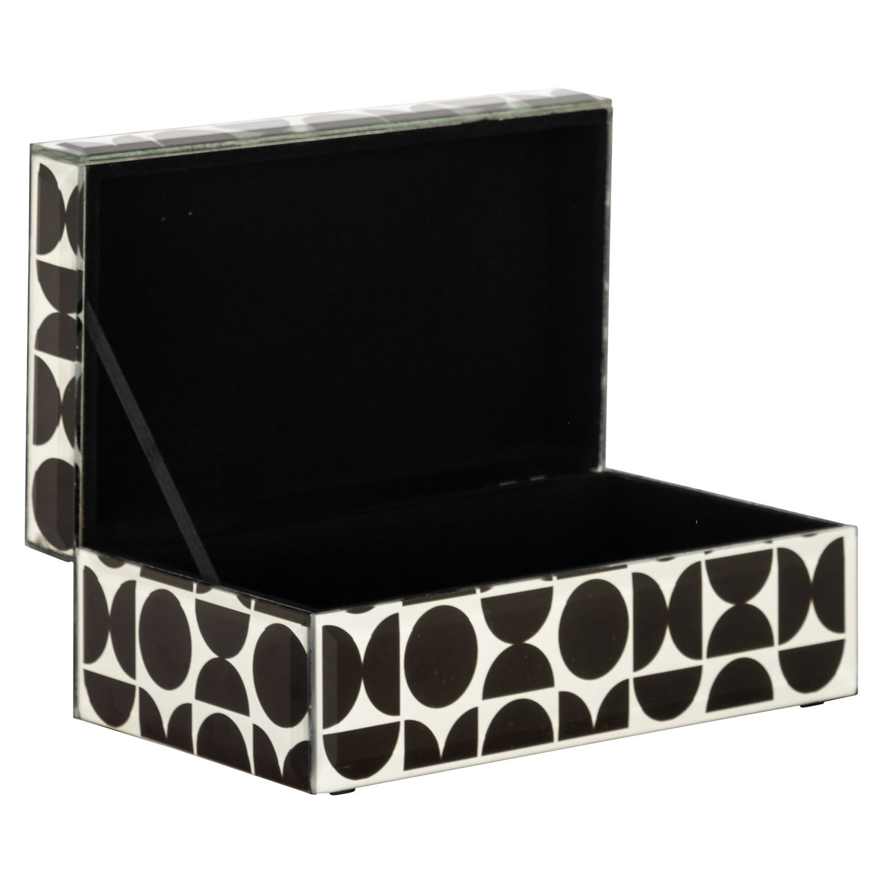 Opbergdoos Vivian black small - Afbeelding 3