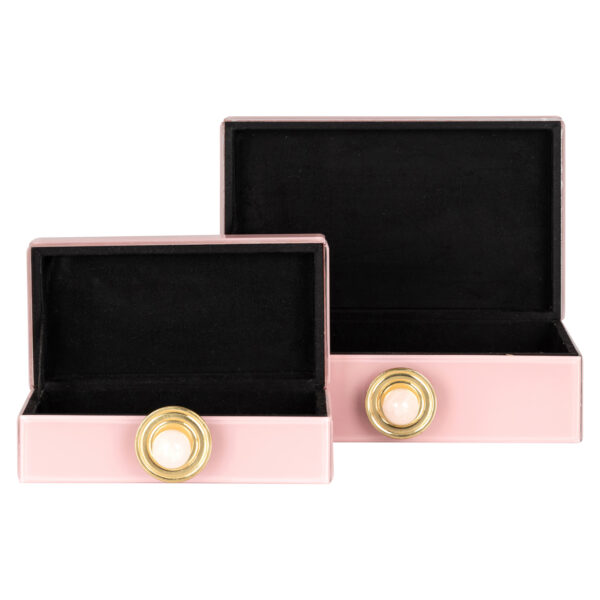 Opbergdoos Jamila pink large