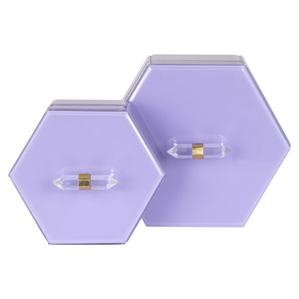 Opbergdoos Jutta purple large