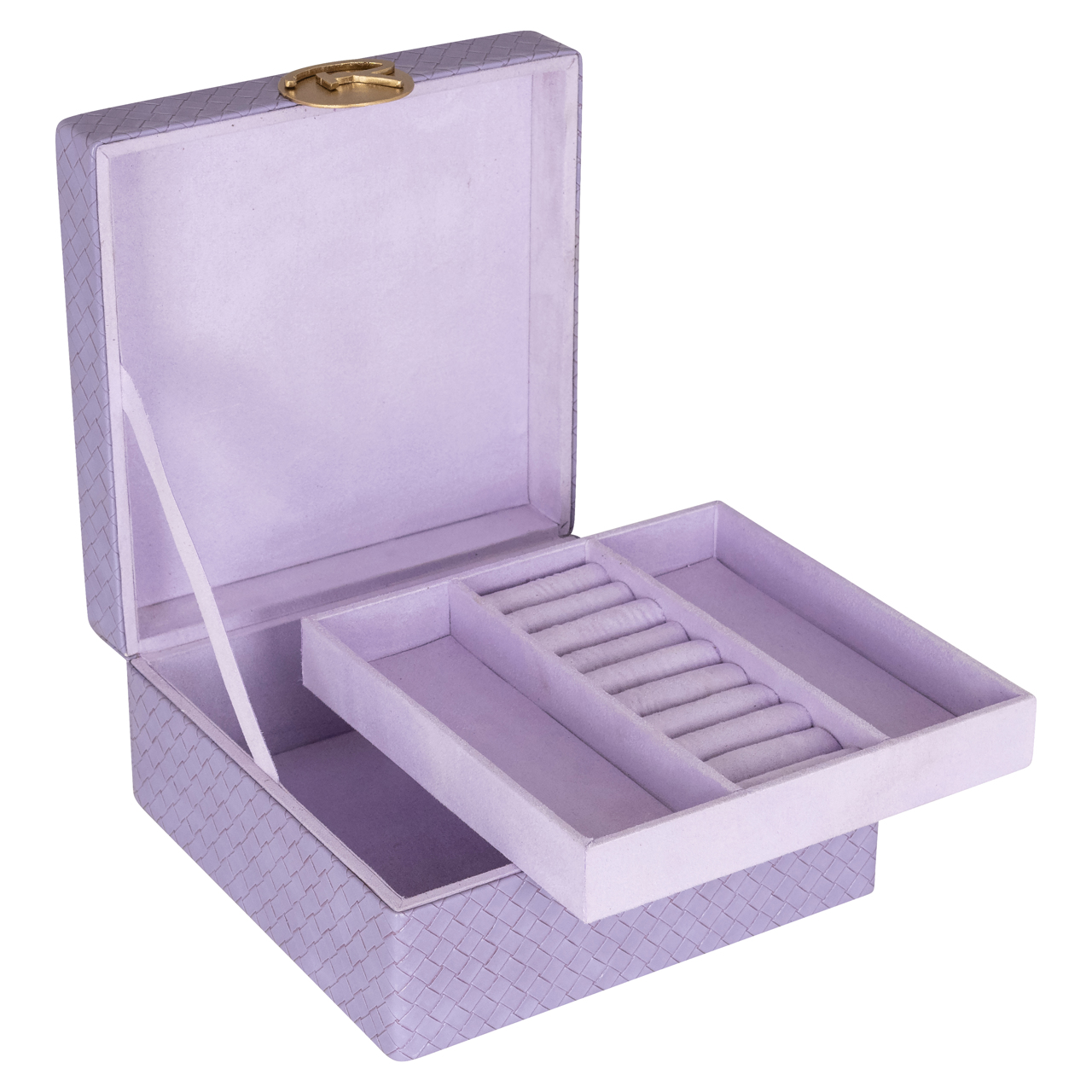 Opbergdoos Joelle purple large - Afbeelding 4