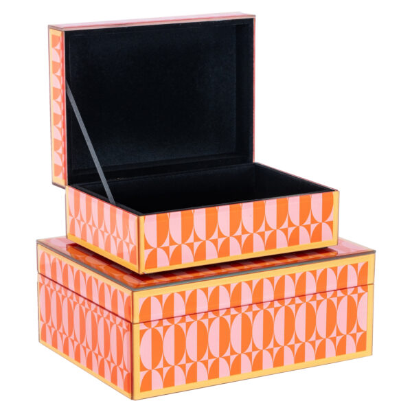 Opbergdoos Abba pink small