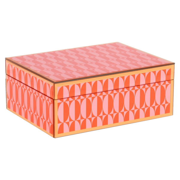 Opbergdoos Abba pink large