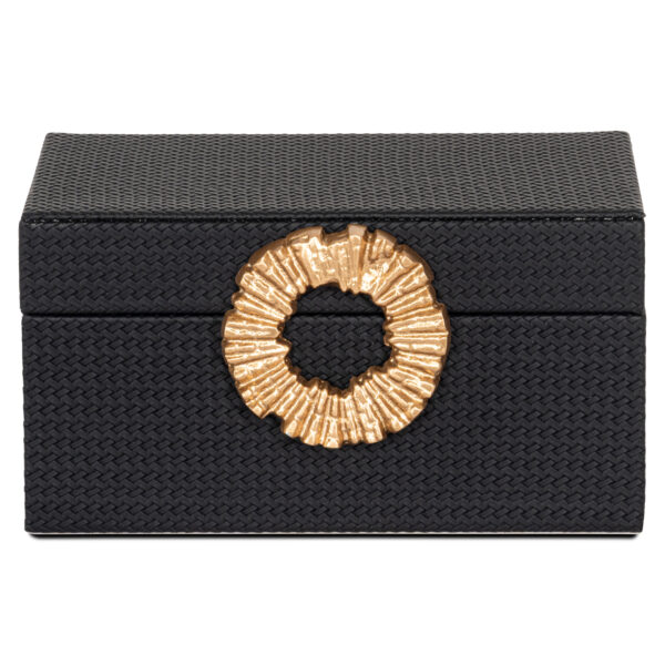 Opbergdoos Amal black/gold small