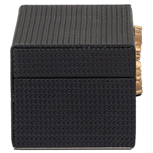 Opbergdoos Amal black/gold small