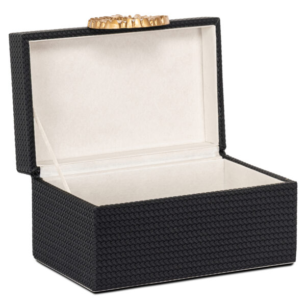 Opbergdoos Amal black/gold small