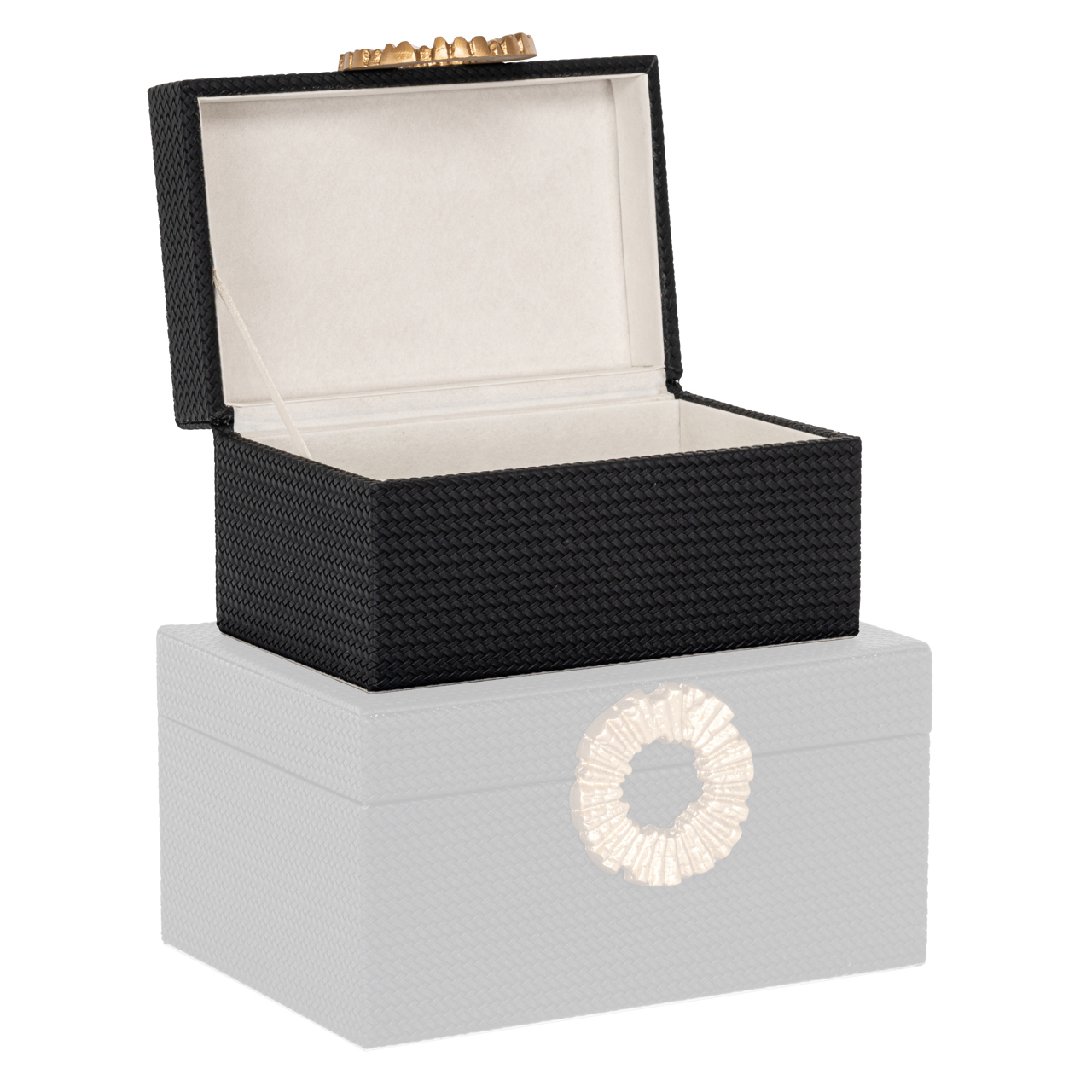 Opbergdoos Amal black/gold small - Afbeelding 5