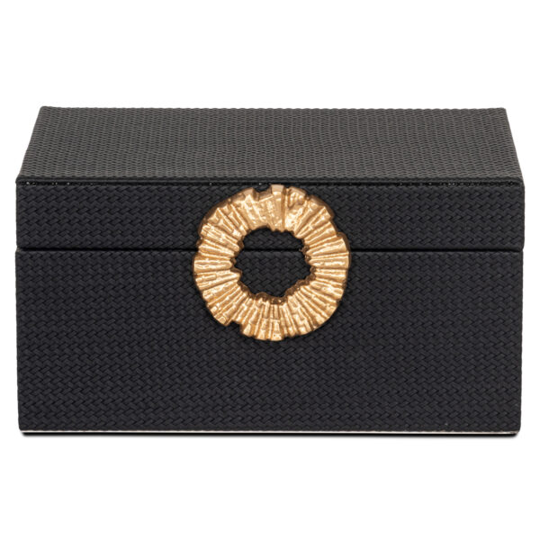 Opbergdoos Amal black/gold large