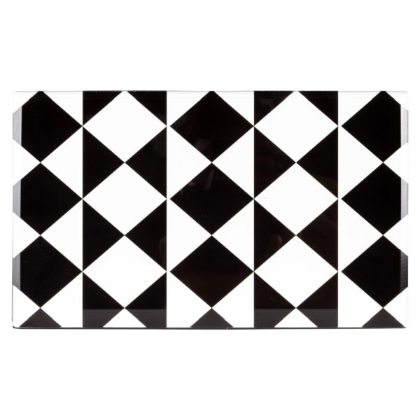 Opbergdoos Silas black/white small